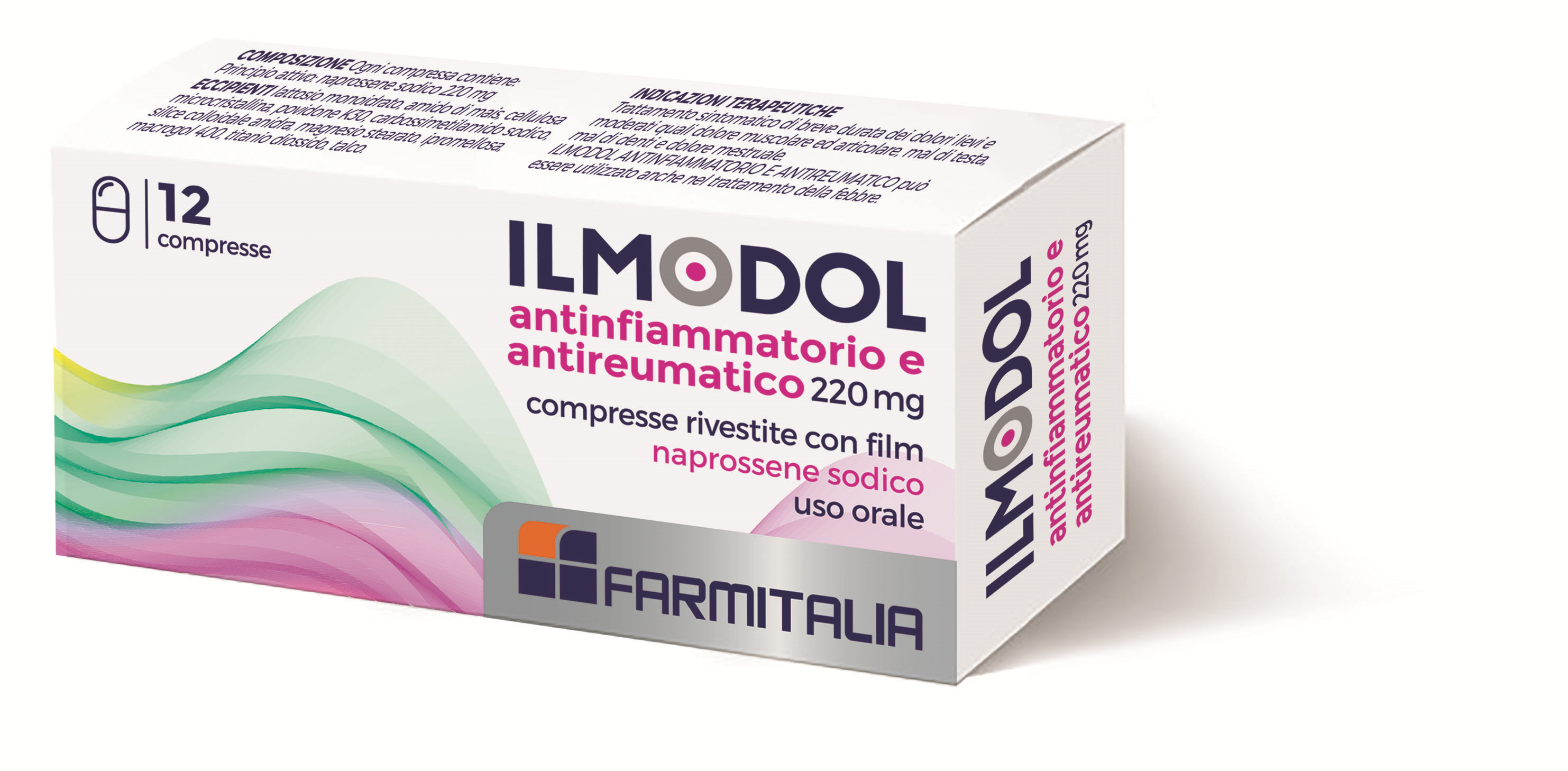 ILMODOL ANTINFIAMMATORIO ANTIREUMATICO 12 COMPRESSE 220MG