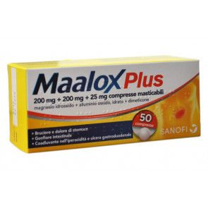 MAALOX PLUS 50 COMPRESSE MASTICABILI