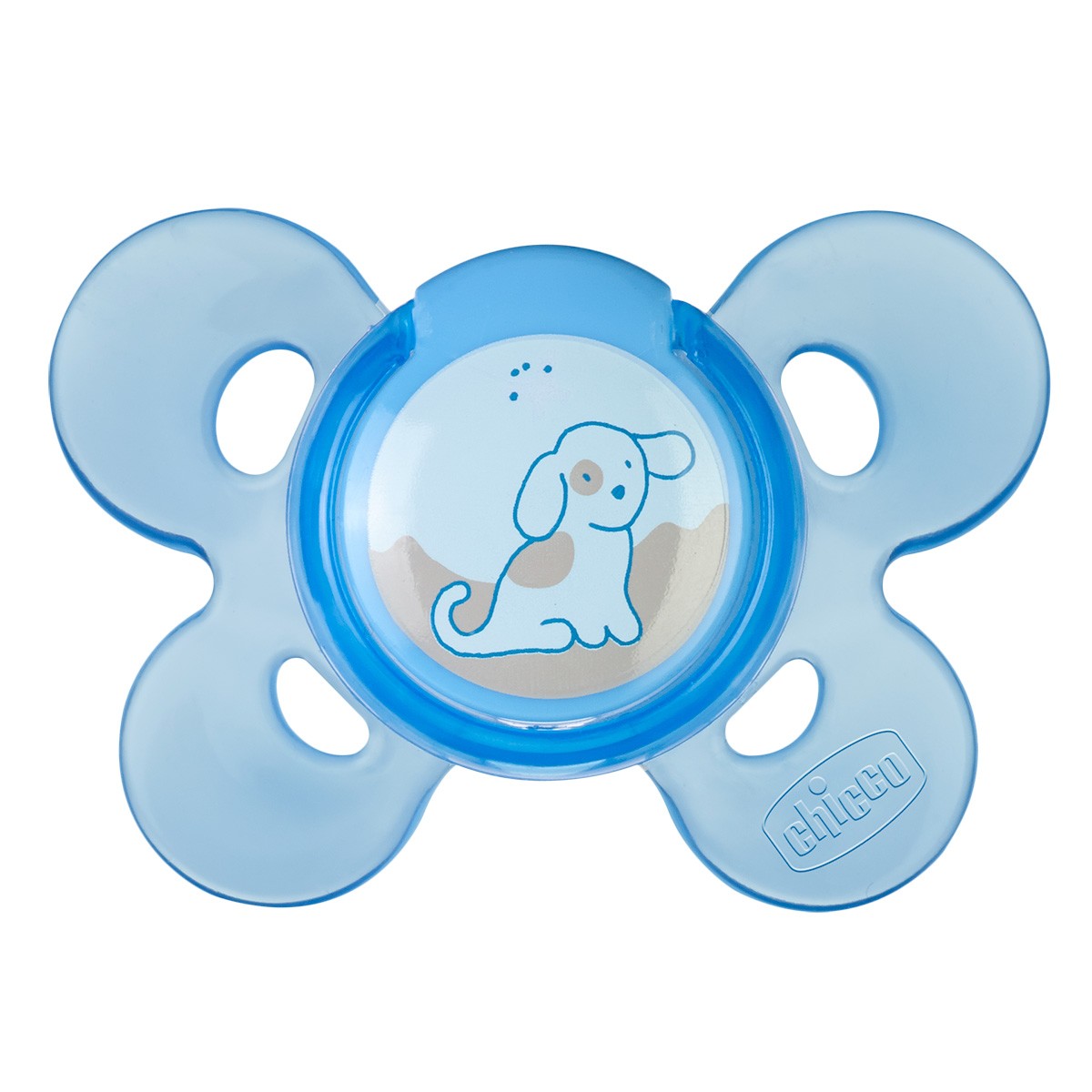 CHICCO SUCCHIETTO SILICONE BLU 0+ 1PZ